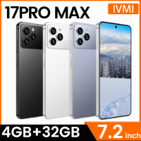 IVMI Global Vision 17Pro Max Smartphone 7.2Inch 4GB RAM 32GB ROM Android12 Dual SIM Face Unlock 4G Network 8+16MP Mobile Phones