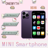 ONEMYTH XS16 Mini 4G Smartphone 3.0" 3GB+64GB Dual SIM 5MP Play Store WhatsApp