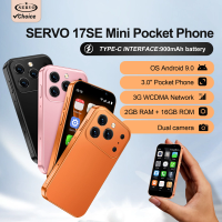 SERVO Mini Smartphone 3" Display 2GB+16GB 3G WCDMA Face Unlock Wifi GPS Play Store Android Tiny Portable Mobile Phones Dual SIM