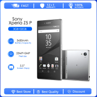 Sony Xperia Z5 Premium E6853 Refurbished-Original Unlocked 3GB RAM 32GB ROM 5.5" Octa Core 23MP GSM Android LTE Mobile Phone