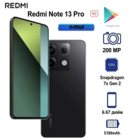 2026 Redmi Note 13 Pro Global Edition: 6.67-inch HD display, 200-megapixel main camera, 5,100mAh high-capacity battery, 8+256GB