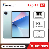 Fossibot Tab 12 ultra-thin Tablet 10.95" FHD 18GB RAM+256GB ROM Smart Pad Octa-core 1.6GHz 7000mAh Battery Tablet PC Android 14