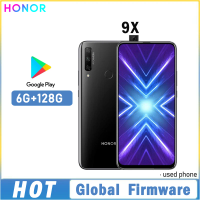 Global Firmware HONOR 9X Smartphone 6.59-inch Camera 48M Battery 4000 mAh CPU Haisi Qilin 710F used phone
