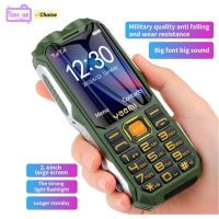 YEEMI Q8-1 4G CellPhone 2.4inches Dual SIM Card Dual Flashlight Big Buttons Voice King Long Standby Battery Bar Mobile Phone