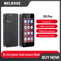Melrose S9 Pro 3G Super Mini Few Metal Materials Phones 3 Ultra Slim 2GB+16GB Mobile Phone 5MP 1000mAh Mini Android Smartphone