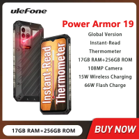 Ulefone Power Armor 19 Rugged 4G Smartphone Android Octa Core 6.58Inch 12GB+256GB Mobile Phone 66W 9600mAh Global Version