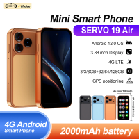 SERVO 19Air Android Mini Smartphone 4G LTE 6GB+128GB Google Play WiFi Hotspot Dual SIM Standby 3.88" Display Small Smart Phones