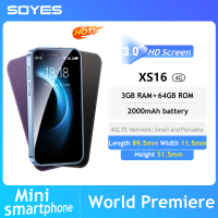 Top Selling SOYES XS16 mini 4G Smartphone 3.0inch 3GB RAM 64GB ROM Android 8.0 5MP Camera Dual SIM With Play Store WhatsAPP