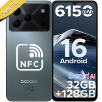 DOOGEE Note56 Pro Smartphone 6.56'' HD+ Display 90Hz Screen Android 16 32GB+128GB 6150mAh Battery Gemini Al Cellphone NF