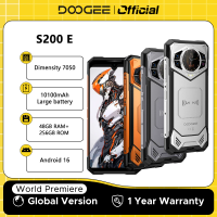 World Premiere DOOGEE S200E 5G Rugged Phone 1.32" Rear Display 10100mAh 48GB RAM (8GB+40GB) 256GB ROM 6.72 Screen Android 16
