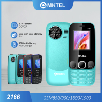 MKTEL 2166 Feature Phone: 1.77" Screen, 1800mAh Battery, Dual SIM & Flashlight