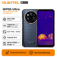 [World Premiere] OUKITEL WP55 Ultra Rugged Phone - Thermal Imaging 5G MTK 7025,11000mAh,48+512GB,108MP 6.6" NFC Android15 Mobile