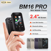 SERVO BM16 PRO 2G GSM Mini Mobile Phone Magic Voice Bluetooth Dialer FM Radio Dual SIM 2.4" Touch Screen Small Feature Telephone