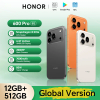 New Global Version HONOR 600 Pro 5G 12GB+512GB 6.57'' 120Hz AMOLED Screen 200MP Main Camera 7000mAh 80W SuperCharge