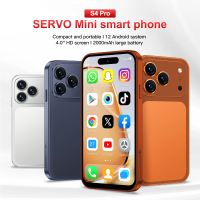 SERVO S4 PRO 4.0" Mini Smart Mobile Phone 4G LTE Android12.0 OS 2GB+16GB Play Store Face Unlock 2 SIM Standby Pocket Smartphones