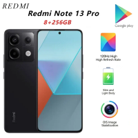 2026 (Latest Model) Redmi Note 13 Pro Global Edition smartphone, featuring 8+256GB of storage and a high-capacity battery,