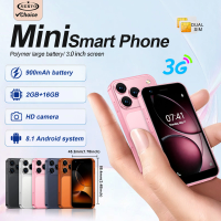SERVO 18SE Mini Android Smartphone 3G Cellular 3.0" HD Display 2GB+16GB GPS Face Unlock Cell Phone Dual SIM Card Play Store WIFI