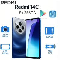 2026 new Redmi 14C 8+256GB Storage 120Hz Display 50MP + 13MP Dual Camera 5160mAh High-Capacity Battery
