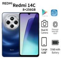 2026 new Redmi 14C 2026 Global Edition Smartphone 8+256GB Storage 120Hz Display 50MP Dual Camera 13MP 5160mAh