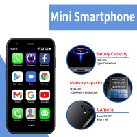 Mini Android phone 3-inch 3+32GB dual SIM smartphone, portable small phone with Google Play store, compact gift phone