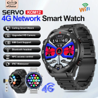 SERVO Outdoor Sport Smart Watch Waterproof Built-in GPS Heart Rate Monitoring NFC 1.62" HD Display Android Smartwatch Video Call