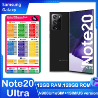 Samsung Galaxy Note20 Ultra 5G Smart Android Phone N986U 6.9-inch Eight Core 108MP 4500mAh US Version Note20U 12GB+128GB Unlocks