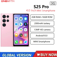 ONEMYTH S25 Pro Mini 3G Smartphone 4.0 Inch Full Screen Display 2000mAh 2GB RAM+16GB ROM Dual SIM with Play Store Mini Phone