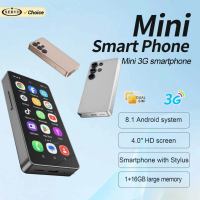 2026 SERVO 3G Mini Smartphone Built-in Stylus 16GB ROM Android OS WhatsAPP WiFi Face Unlock 2 SIM 4.0" Small Smart Mobile Phones