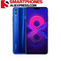 Honor 8X Global Rom MobilePhone 6.5 inch Screen 3750mAh Battery Dual Back 20MP Camera Multiple Language Smartphone