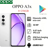 The 2026 (latest model) OPPO A3X Global Edition smartphone features 8+256GB of storage, a 50-megapixel camera for sharper photos