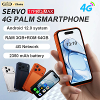 SERVO 17PRO MAX 4G Tiny Smartphone 4.02" Android System Play Store 3GB+64GB WhatsAPP GPS WiFi Dual SIM Card Small Smart Phone