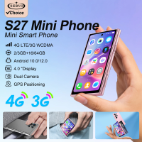 SERVO S27 Mini 3G/4G Mini Mobile Phone Dual SIM 3GB+64GB Face Unlock Play Store GPS WiFi 4.0" Display Android Little Smartphone