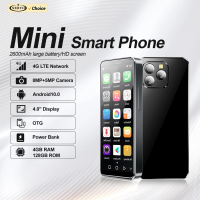 SERVO 16MAX 4G LTE Mini Smartphone Android OS 4GB+128GB Play Store Power Bank Face Unlock OTG 2SIM Standby 4.0"Small Smart Phone