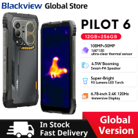 Blackview Oscal Pilot 6 Rugged Phone 6.78'' 2.4K 120Hz Display Thermal imaging 10000mAh 12GB 256GB 4.5W 98dB Speaker Cellphone