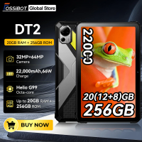 FOSSiBOT DT2 Rugged Tablet 20GB+256GB 22000mAh 66W 10.4 inch PC Tablets 64MP Helio G99 Octa Core 4G LTE Android 13