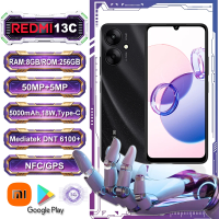 [EU/US/UK specifications] Original fashion smart phone Redmi 13C 5G 8GB+256GB 5000mah 6.74" large display 50MP+5MP18W battery