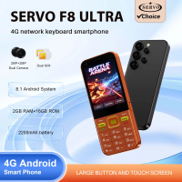 SERVO F8 Ultra Keyboard Android Smartphone 2.8" Touch Screen 4G LTE 2GB+16GB Dual SIM 2MP Camera 2200mAh Flashlight Mobile Phone