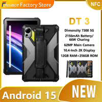 FOSSiBOT DT3 Rugged Tablet 10.4-Inch 12GB+256GB Dimensity 7300 5G 64MP 21560mAh Battery 66W Charging NFC WIFI6 Android 15