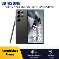 Refurbished Samsung Galaxy S24 Ultra 5G 6.8" Dynamic LTPO AMOLED ROM 256/512GB RAM 12GB Snapdragon NFC Original AI Cell Phone