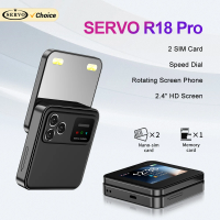 SERVO R18 PRO Side Slider Mobile Phone 2.4" Rotate Display Dual SIM Standby Magic Voice Flashlight 2G GSM Card Button Cellphones