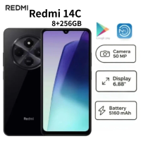 2026 Latest Model Redmi 14C Global Version Smartphone -6.88 Inch 120Hz Display 8GB RAM 256GB Storage High Refresh Rate