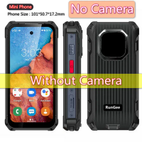 Withou Camera IP68 Waterproof Mini Smartphone 4G LTE Android12 OS 6GB+128GB Camera Face Unlock 3.88" Small Rugged Cellphone
