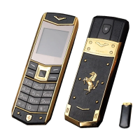 Mini Classic Luxury Phone Metal Frame Dual SIM Bluetooth Dialing Voice Changer Big Keys Ultra Slim Signature Elderly Cellphone