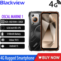 NEW OSCAL MARINE 1 Rugged Smartphone Android 15, 6.56 Inch HD+ Unisoc T615, 12GB(4+8) 128GB 5100mAh, Ultra-thin AI NFC Cellphone
