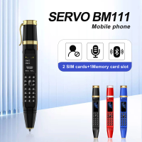 SERVO K07 Plus mini Mobile Phone Pen Dual SIM Camera Fan Bluetooth Dialer Radio Recorder Magic Voice Cellphone Long standby time