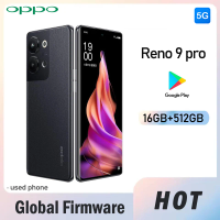 Global Firmware OPPO Reno 9 pro 5G smartphone MTk Dimensity 8100-Max 6.7" 16GB 512GB 50MP Used Phone