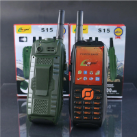 Military Shockproof Phone With Big Battery 3 SIM SOS Button Loud Voice Speed Dial Built In Clip Rugged Feature Phone For Elderly