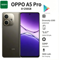 2026 (Latest Model) OPPO A5 Pro Global Edition 8+256GB 50MP Camera, 6.67-inch Display, 5800mAh Battery Smartphone