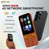 SERVO F8 Ultra Android Touch Smartphone 4G LTE RAM 2GB ROM 16GB Play Store WhatsAPP GPS Dual SIM Card Button Smart Mobile Phones