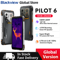 New Blackview Oscal Pilot 6 Rugged Phone 6.78-inch 2.4K 120Hz Display Thermal imaging 4.5W 98dB Speaker 10000mAh Cellphone